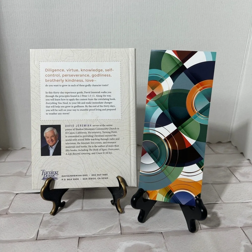 David Jeremiah 30 Days to Everything You Need Experience HC Guide Book +Bookmark